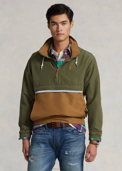 despacho bronceado multi hombres Ralph Lauren chamarra plegable